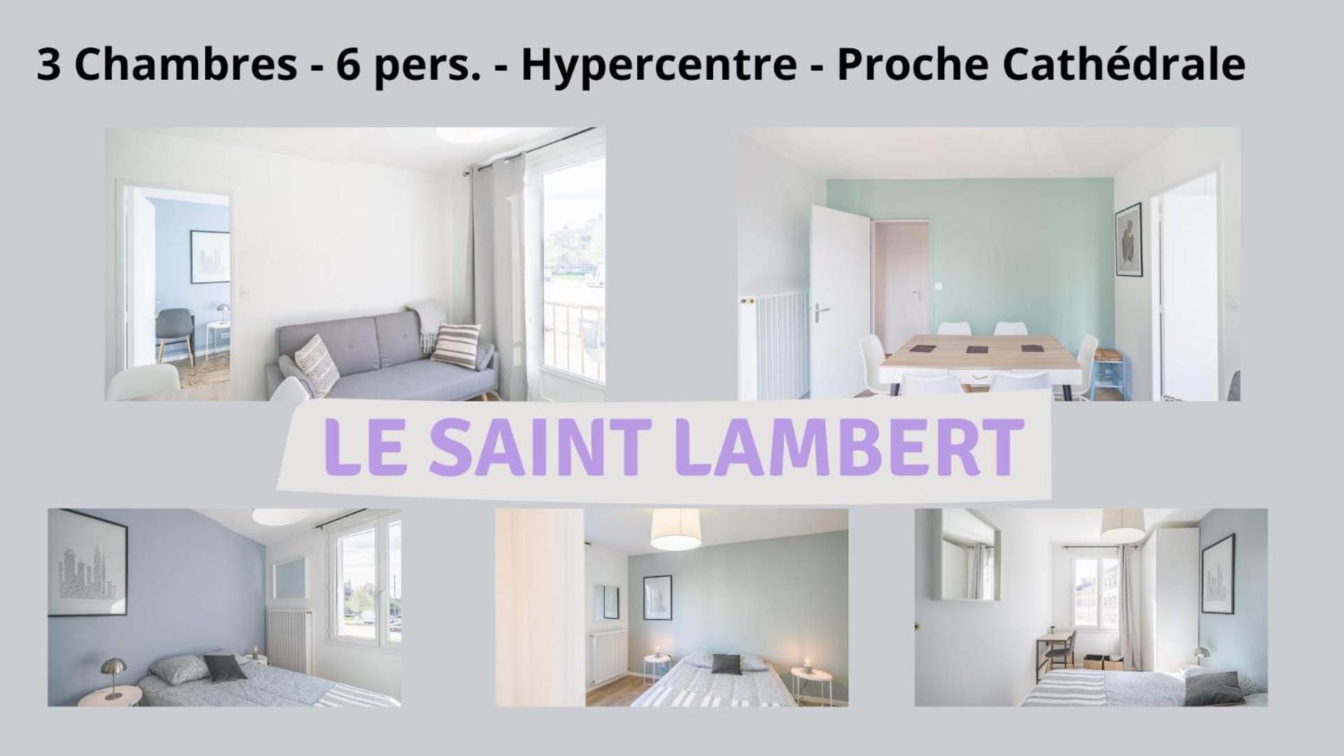 Apartamento Le St Lambert Proche Cathedrale Parking Gratuit Troyes Exterior foto